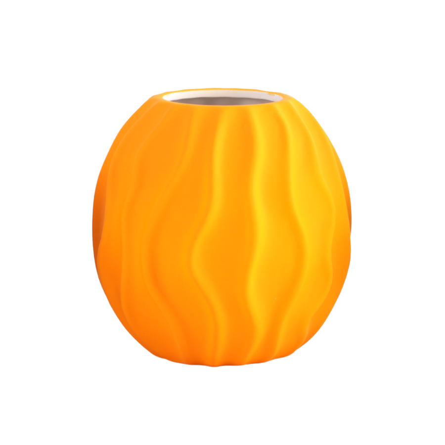 Vase orange 18cm