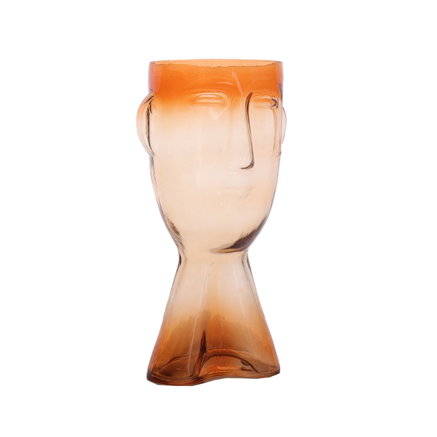 Vase visage coloré 24cm