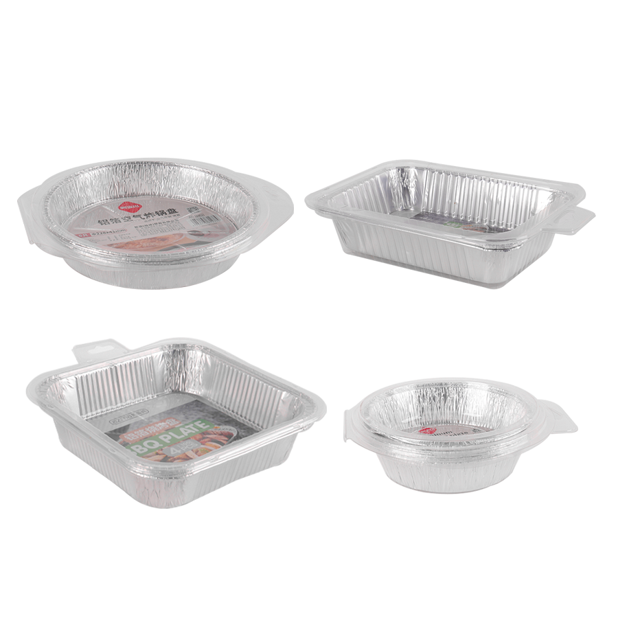 30 Barquettes Aluminium Jetables 670 Ml Avec Couvercles - Moules Alimentaires Pour Traiteur, BBQ, Congélation & Meal Prep